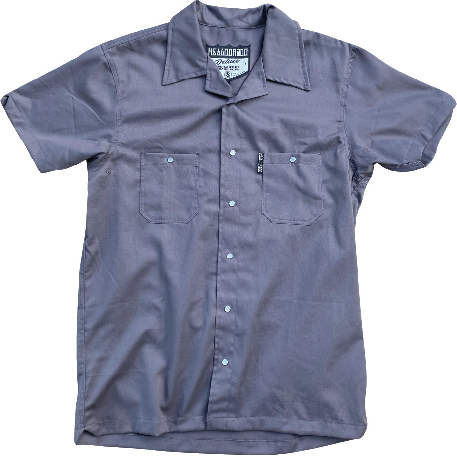 Deluxe Work Shirt Gray Helldorado Brand