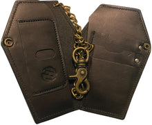 Load image into Gallery viewer, Turquoise Stained Coffin Wallet