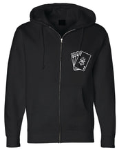 Load image into Gallery viewer, Cards Zip Hoodie
