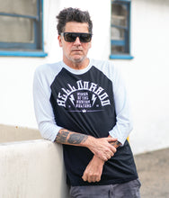 Load image into Gallery viewer, ARCH BOLT Raglan Baseball T-Shirt
